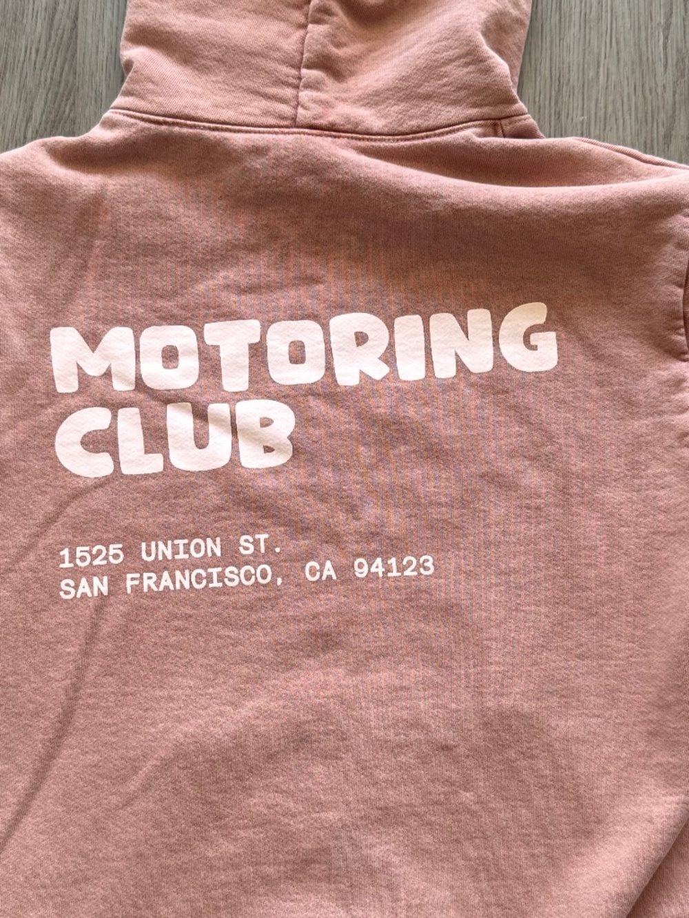 Motoring Club SF heavy weight hooded sweatshirt / hoodie sz Small